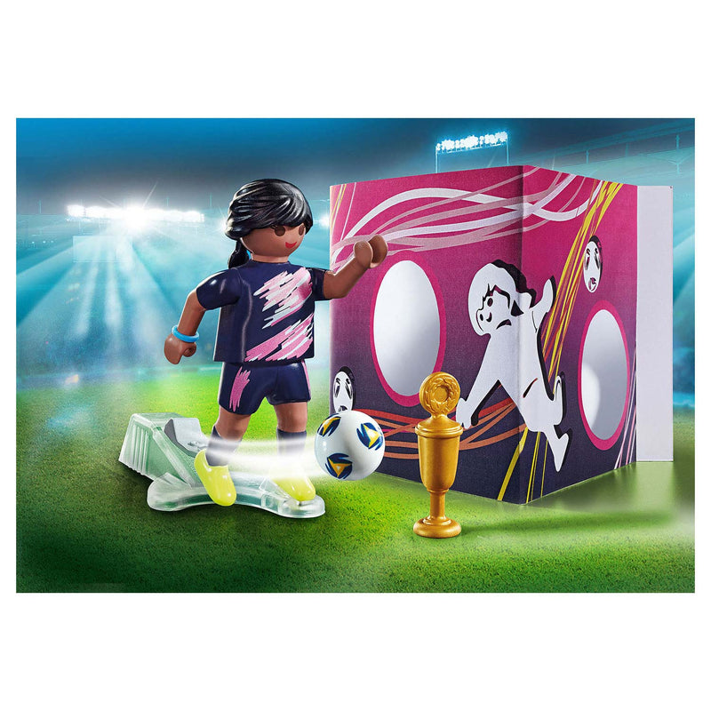 Playmobil Special Plus Voetbalster met doelmuur