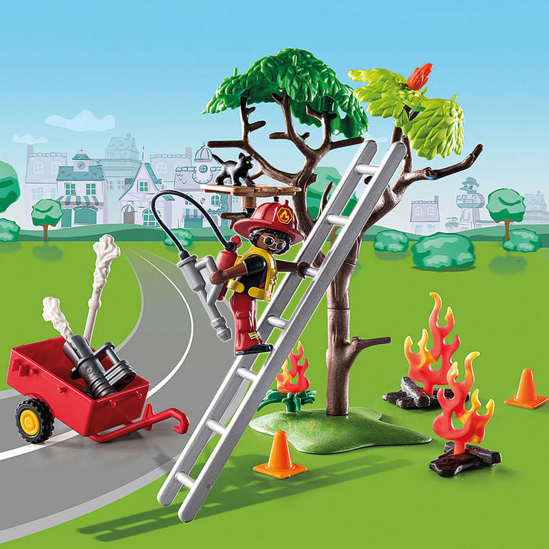 Playmobil 70917 Duck on Call Brandweeractie Red de Kat