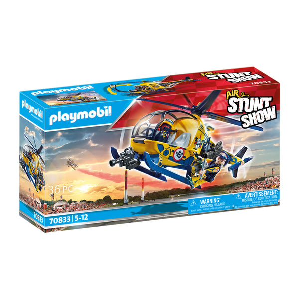 Playmobil 70833 Air Stuntshow Filmploeg Helikopter