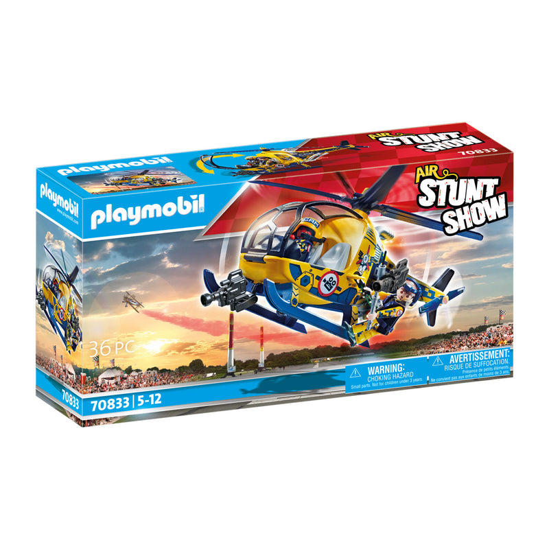 Playmobil 70833 Air Stuntshow Filmploeg Helikopter