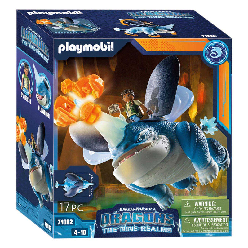 Playmobil Dragons: The Nine Realms Plowhorn & D'Angelo - 71082