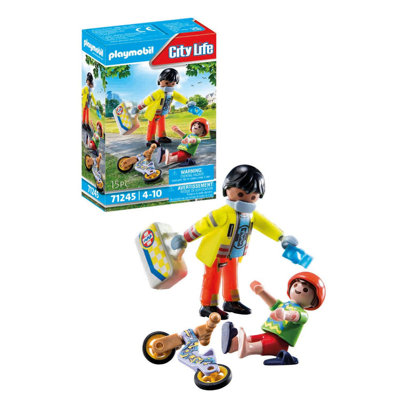 Playmobil City Life Verpleegkundige met patiënt