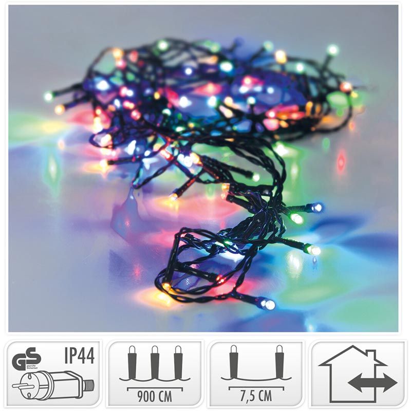 Verlichting 120LED 9M Multi Color - IP44