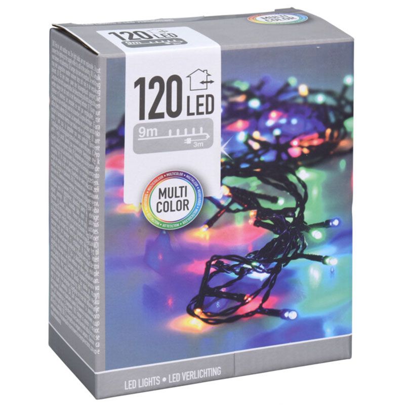 Verlichting 120LED 9M Multi Color - IP44