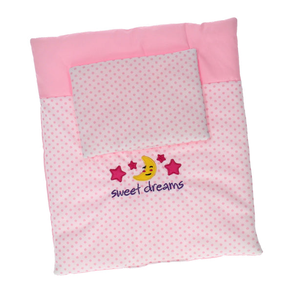 Baby Rose Poppendeken en kussenset