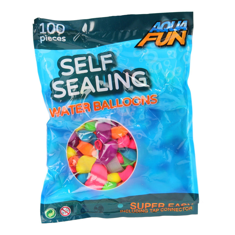 Aqua Fun Zelf-Afsluitbare Waterballon 100 Stuks
