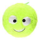 Fuzzy Bal met Lachgezicht - Groen, 40cm