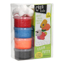 Crea Kids Crea putty pak van 8 kleuren met 3 figuren