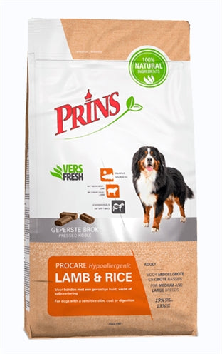 Prins Procare Lam/rijst 15 KG