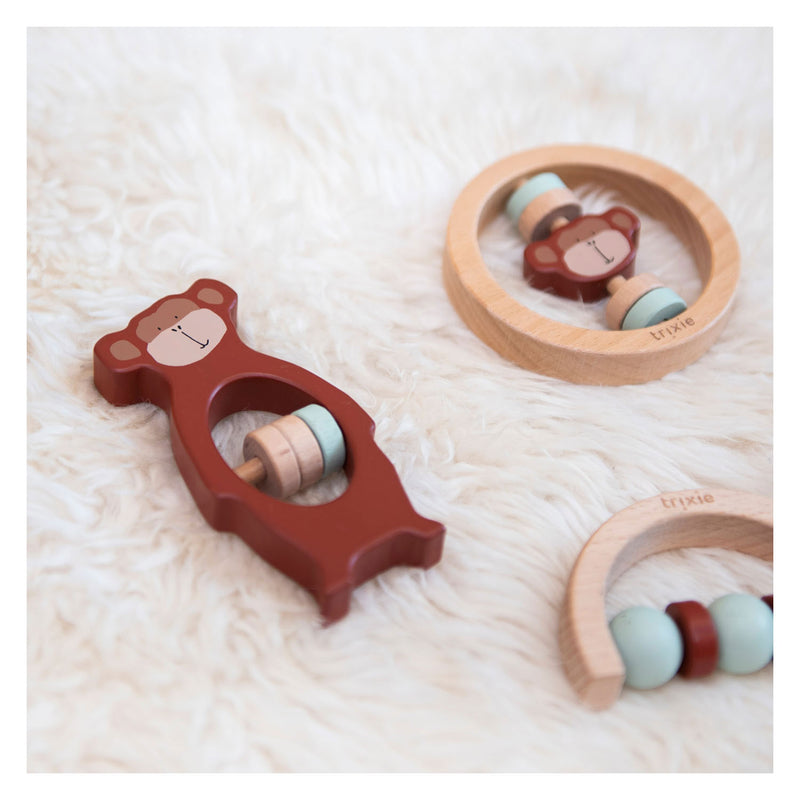 Trixie Houten Rammelaar - Mr. Monkey