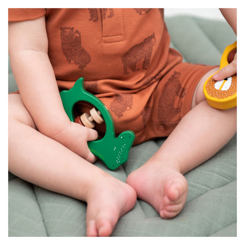 Trixie Houten Rammelaar - Mr. Crocodile