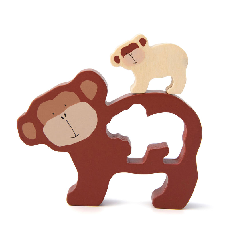 Trixie Houten Babypuzzel - Mr. Monkey