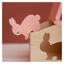 Trixie Houten Huis met Blokken - Mrs. Rabbit