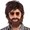 Pruik met Baard en Snor