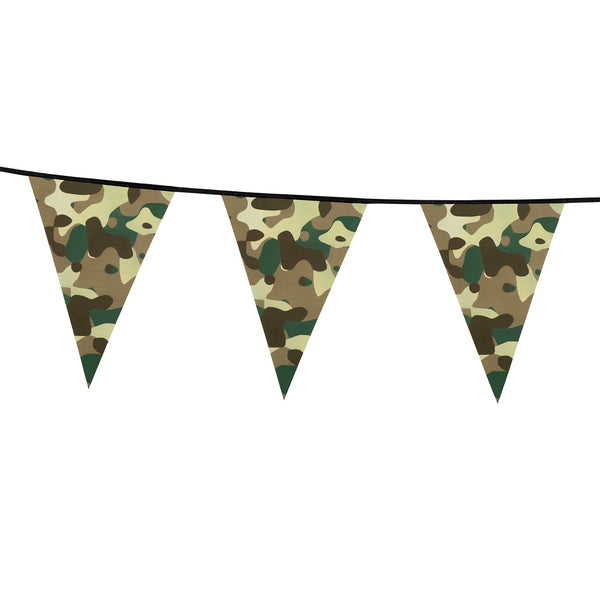 Camouflage Vlaggenlijn, 6mtr.