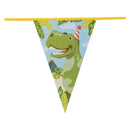 Vlaggenlijn Dino Party, 6mtr.