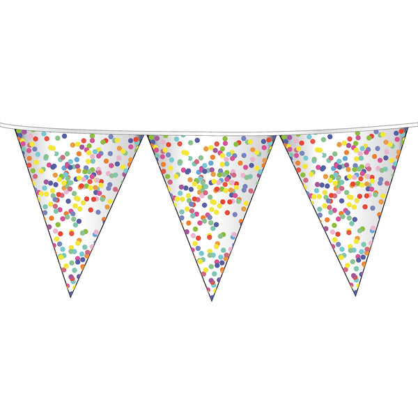 Vlaggenlijn Confetti 6 Meter