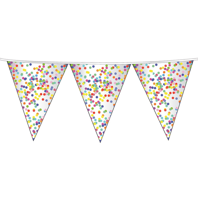 Vlaggenlijn Confetti 6 Meter