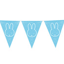 Vlaggenlijn Nijntje Blauw, 10mtr.