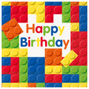 Servetten Bouwblokjes, 16st.