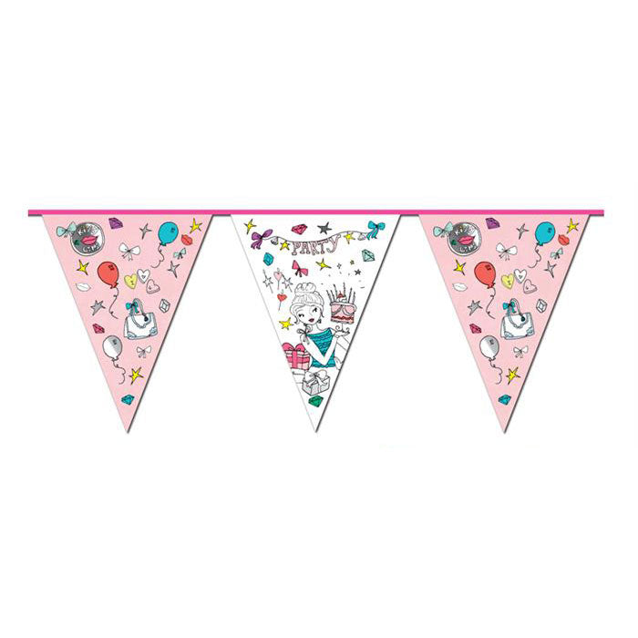 Knutselen met Jill - Shiny Vlaggenlijn, 6mtr.