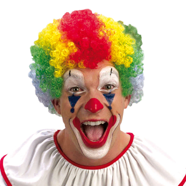 Pruik Clown Multikleur Volwassenen