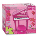 Bontempi Piano met Microfoon en Krukje Roze