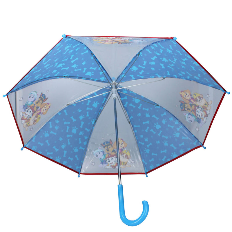 Paw Patrol Paraplu Transparant/Blauw