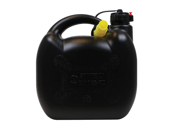 Benzinekan/Jerrycan UN/BAM-Keur 5 liter - zwart