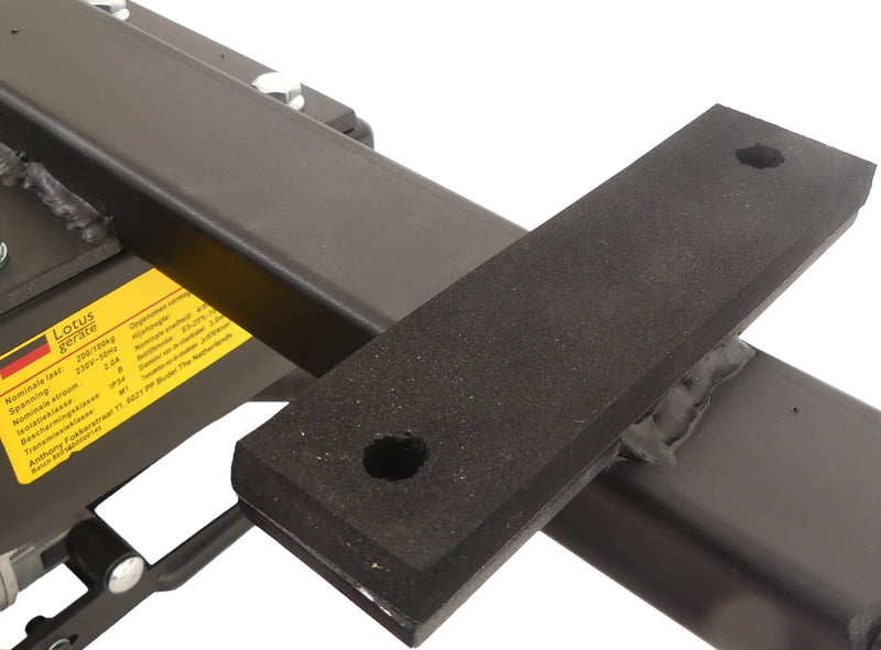 Elektronische heftakel tot 200 kg - zwart