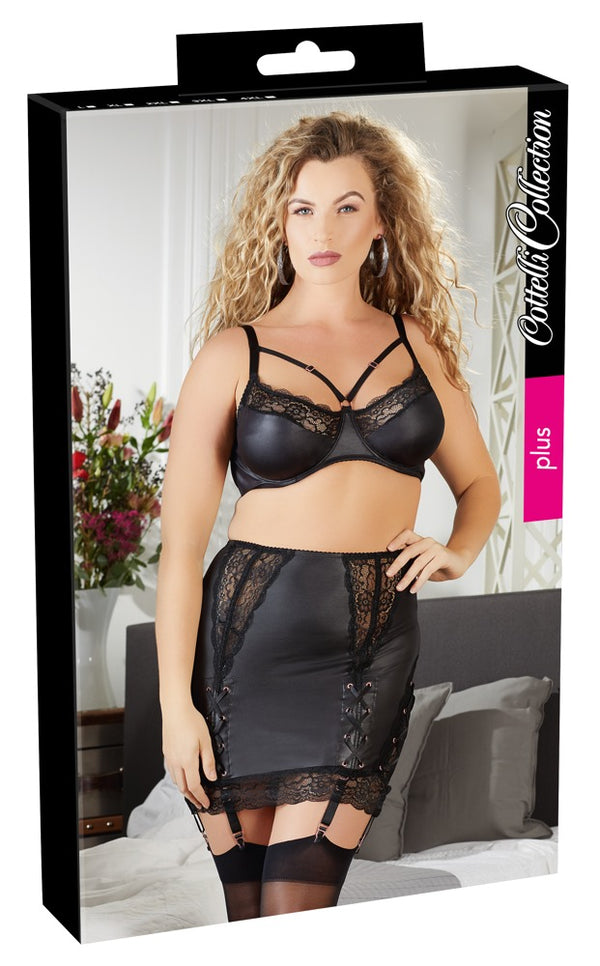 Skirt with Suspenders L