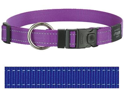 Rogz For Dogs Lumberjack Halsband Blauw 25 MMX43-73 CM