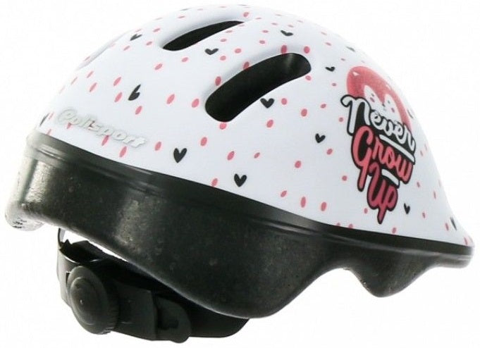 Fietshelm Polisport Hoggy XXS 44-48 cm - wit/mat roze