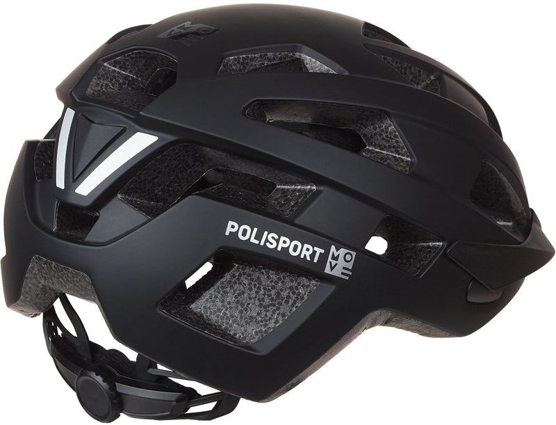 Fietshelm Polisport City Move M 54-58 cm - zwart