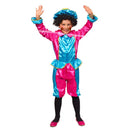 Pieten Verkleedset - Roze/Turquoise - 3 tot 5 Jaar