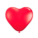 Ballon Hart Rood 30 cm 8 stuks