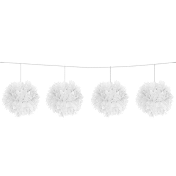 Witte Pompom Slinger