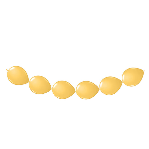 Gouden Knoopballonnen, 8st.
