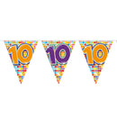 Mini Vlaggenlijn Blocks 10 jaar, 3mtr.