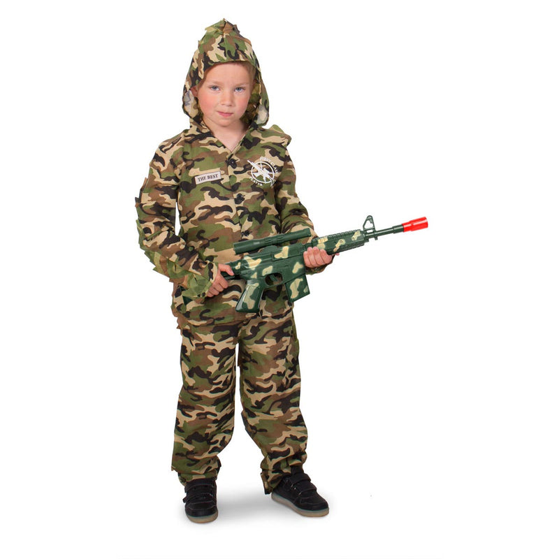 Verkleedset Camouflage - L