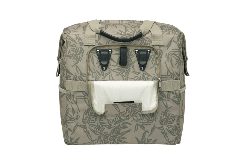 Fietstas New Looxs Camella Bamboo 24,5 liter 36 x 19 x 36 cm - sand