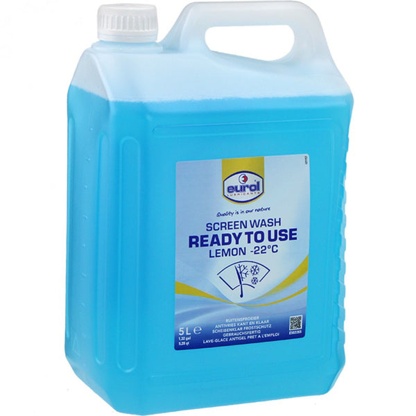 Ruitensproeiervloeistof Eurol Screen Wash -  Kant & Klaar (tot -22 graden) - 5 liter