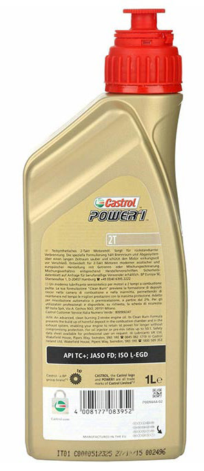 Olie Castrol 2 Takt Power 1 Scooter  2T (1 liter)