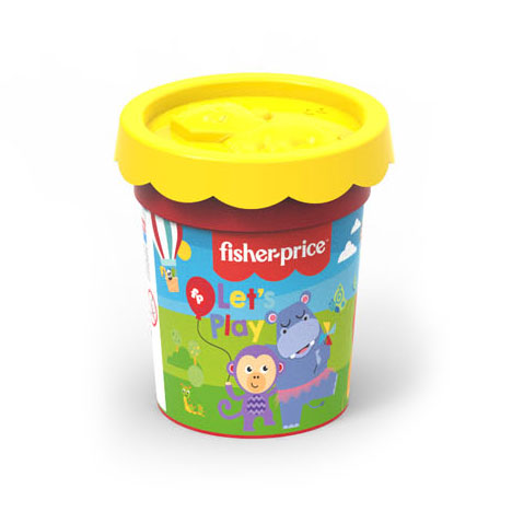 Fisher Price Kleipotje Geel, 110gr.