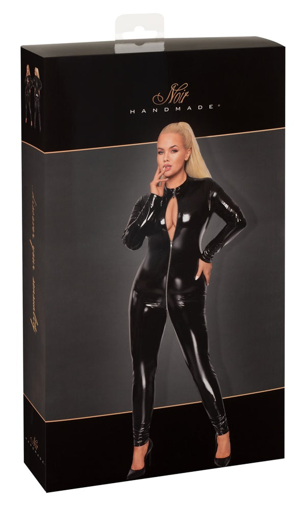 Noir PVC Jumpsuit 6XL