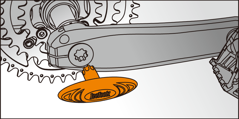 Crankarmkap montagegereedschap IceToolz 04T1 voor Shimano Hollowtech II