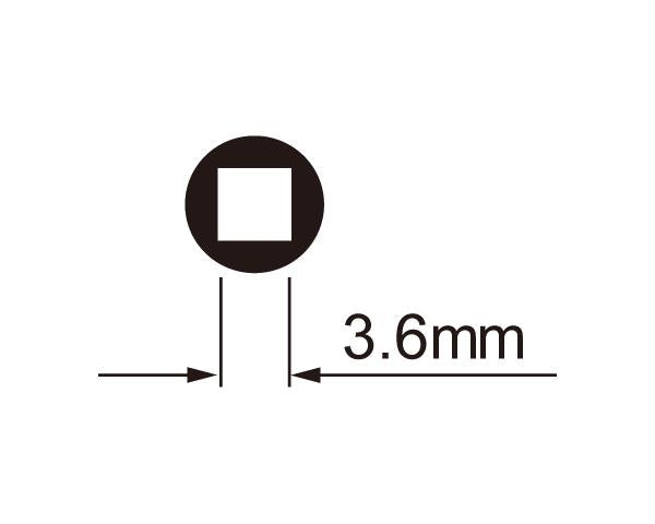 Spaaknippelsleutel IceToolz 12D7 voor 3,6mm