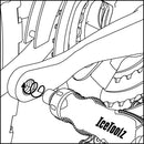 Dummy pedaal IceToolz 33D1