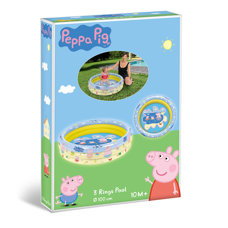 Mondo Peppa Pig Zwembad 3-Rings, 100cm