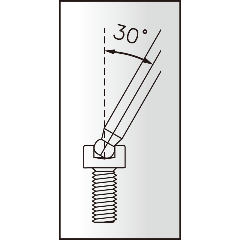 Inbussleutelset IceToolz 7M85 "Twin Head" met opbergstandaard